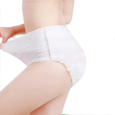 Eenmalige damesmenstruatiebroeken Midden taille menstruatie broek voor vrouwen menstruatie ondergoed