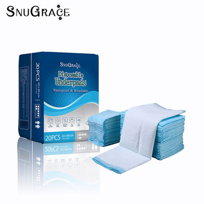 6 PLY SNUGRACE Super Absorberend Incontinentie Volwassen Onder Pad Eenmalige Urine Pads Voor Bed