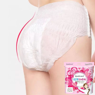 Gemakkelijke en hygiënische vrouwelijke luiers met eenmalig menstruatiepad
