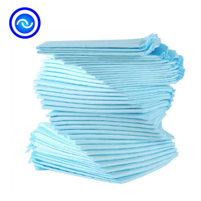 Geborduurd ziekenhuisbed met eenmalig gebruik met fluffpulp SAP-type absorberend middel onder het pad