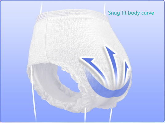 Hoog absorptievermogen Vrouwen menstruatiebroek Luxe stijl Wegwerp katoenen hygiënische broek