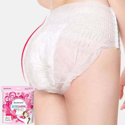 Grote maat dames menstruele broek superzacht wegwerpbroek sanitair servet's nachts