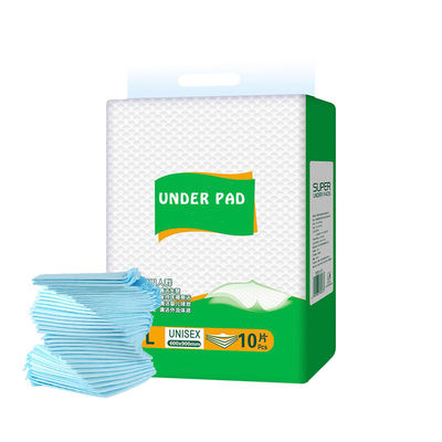 Eenmalig gedrukt fluffpulp medisch bedbed Training pads voor volwassenen 40X60 45X60 cm