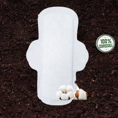 50 ml-200 ml Absorptie Vrouwen Menstruatie Pads Biologisch katoen Biologisch afbreekbare hygiënische servetten