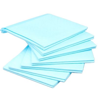 5 Ply laag toiletdoek 60 x 90 volwassen wegwerp onderkleding met waterdichte achterkant