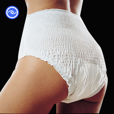 Wit gedrukt incontinentieproducten Volwassenen Pull luier XL maat 1000 ml met fluff pulp