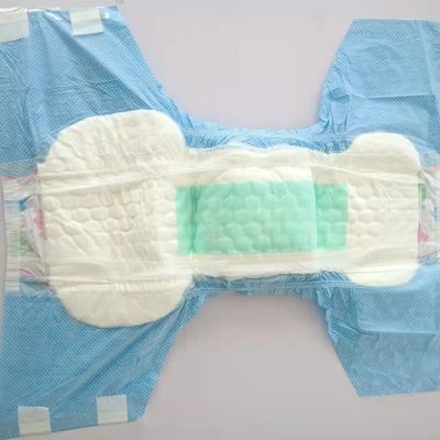 Biologisch afbreekbare ultra dikke adult luier met 800 ml-2700 ml absorptie en kleurrijk print