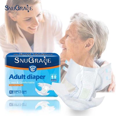 Geprinte SNUGRACE Deodorizing Chip Adult Diapers 70-250g Dikke luier voor vrouwen Geprinte