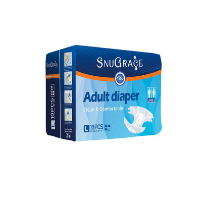 Gewoon geweven zachte en comfortabele incontinentie adult luier voor ouderen gratis monster