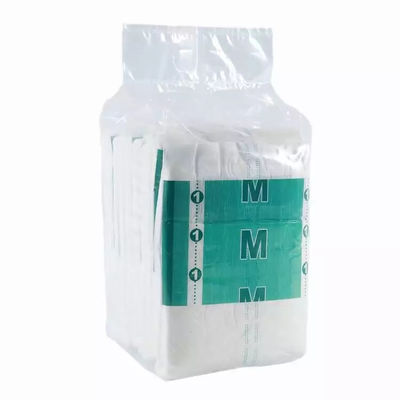 Hoge absorptie zachte ademend volwassen incontinentie luier OEM Fluff Pulp Cute luiers